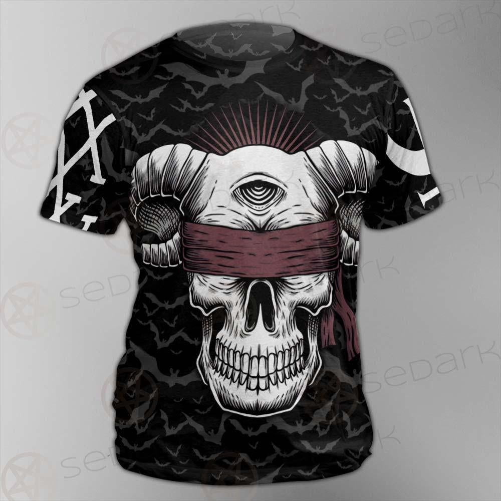 Satan Skull Bat SED-0206 Unisex T-shirt