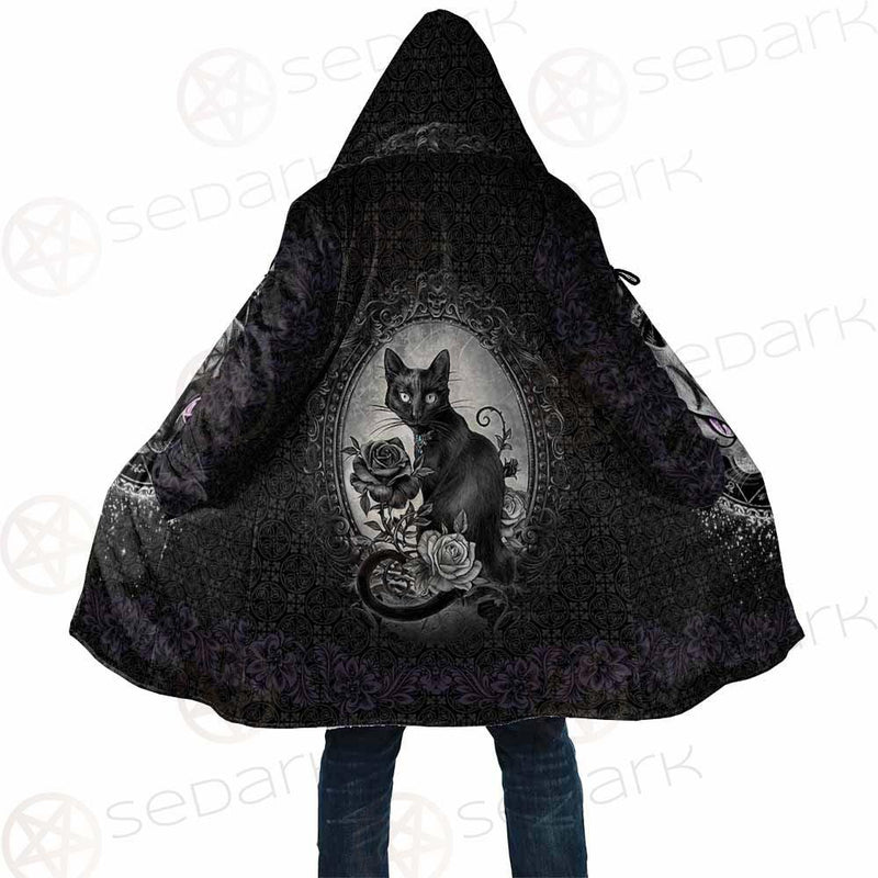 Gothic Cat SED-0207 Cloak with bag