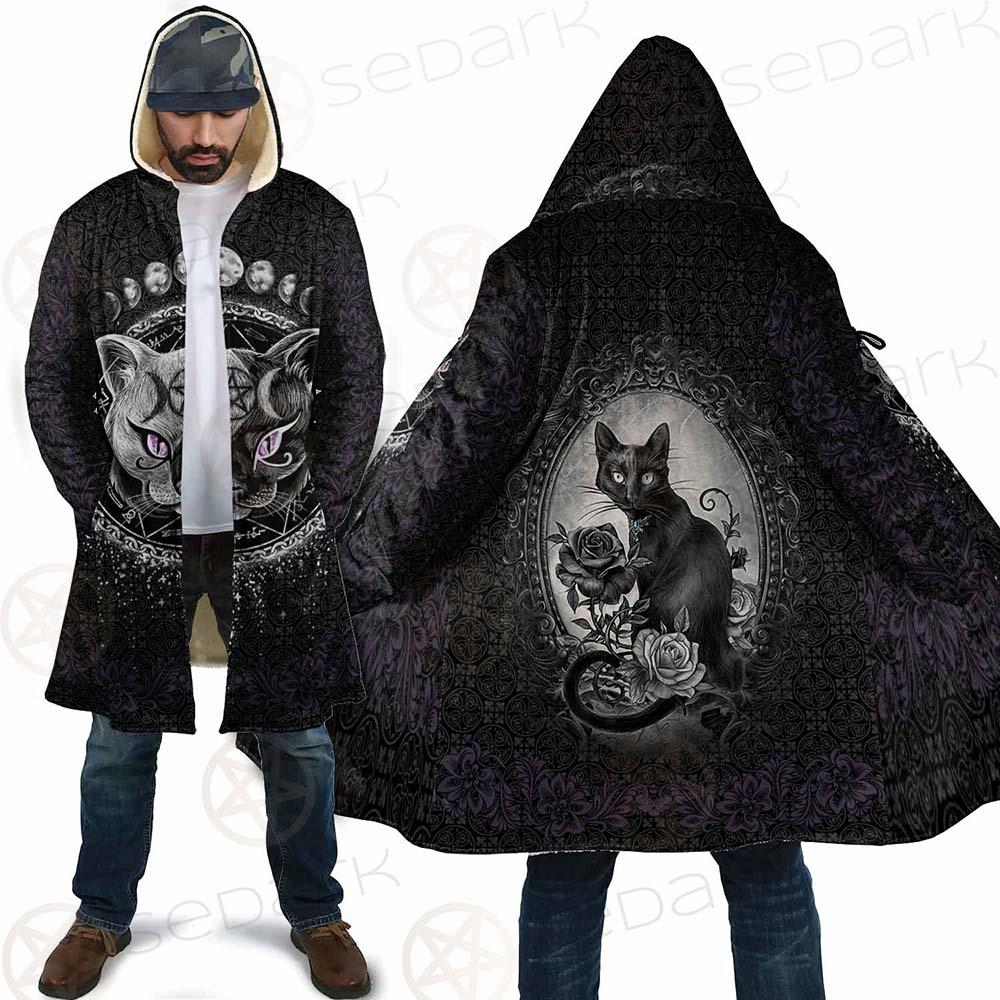 Gothic Cat SED-0207 Cloak with bag