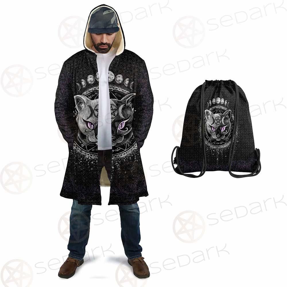 Gothic Cat SED-0207 Cloak with bag