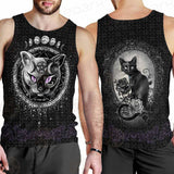 Gothic Cat SED-0207 Men Tank-tops
