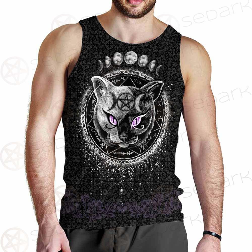 Gothic Cat SED-0207 Men Tank-tops