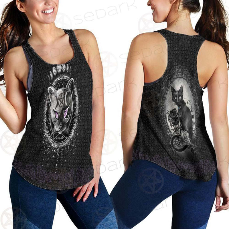Gothic Cat SED-0207 Women Tank Top