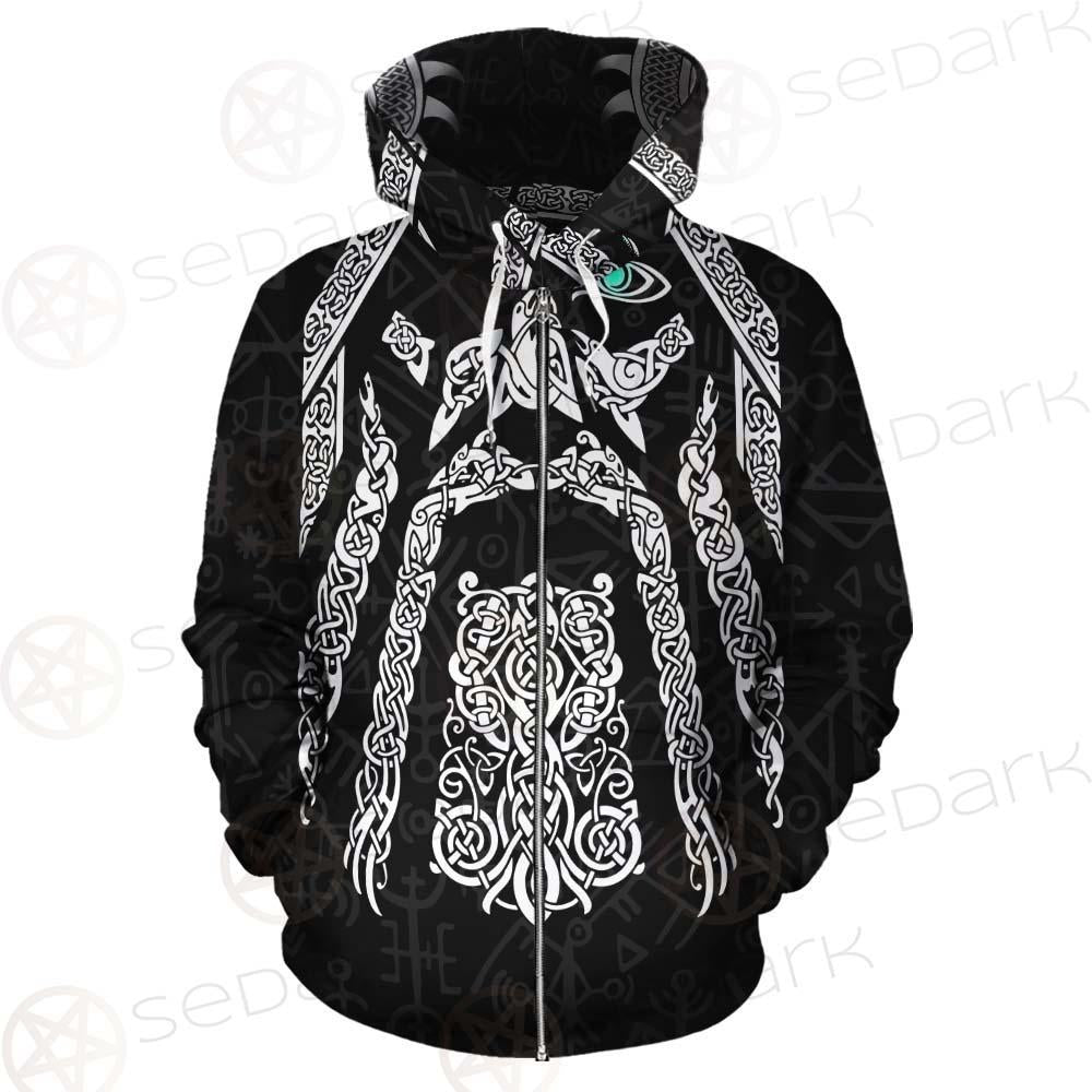Viking Odin SED-0209 Zip-up Hoodies