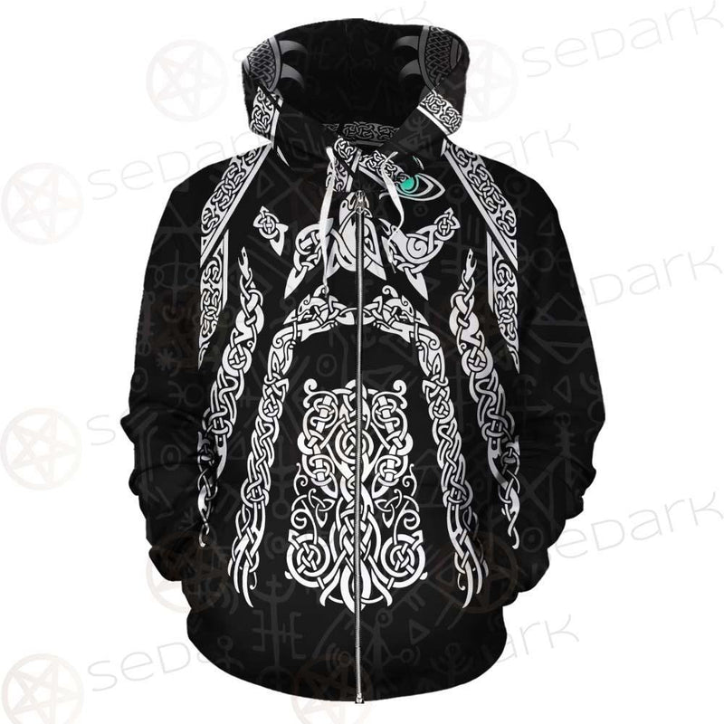 Viking Odin SED-0209 Zip-up Hoodies