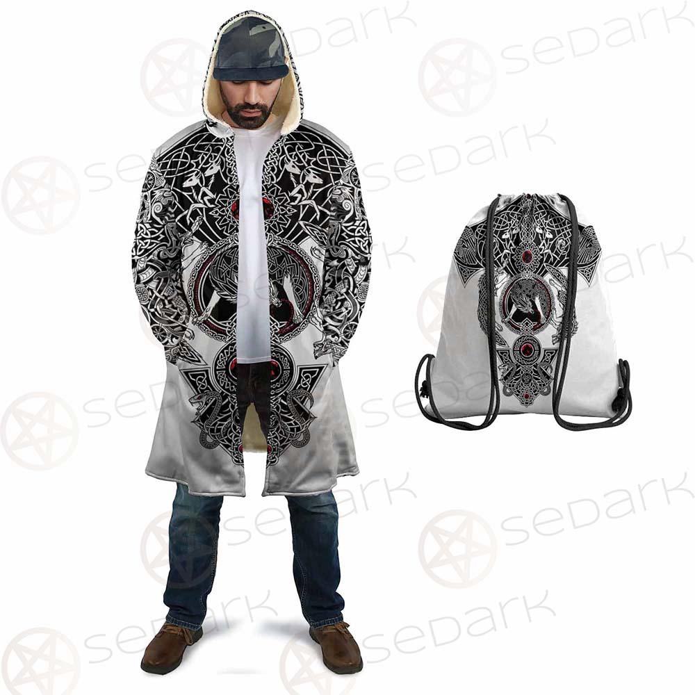 Viking Symbol Pattern SED-0210 Cloak with bag