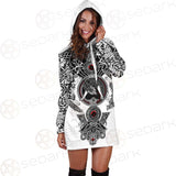 Viking Symbol Pattern SED-0210 Hoodie Dress