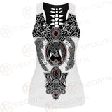 Viking Symbol Pattern SED-0210 Hollow Out Tank Top