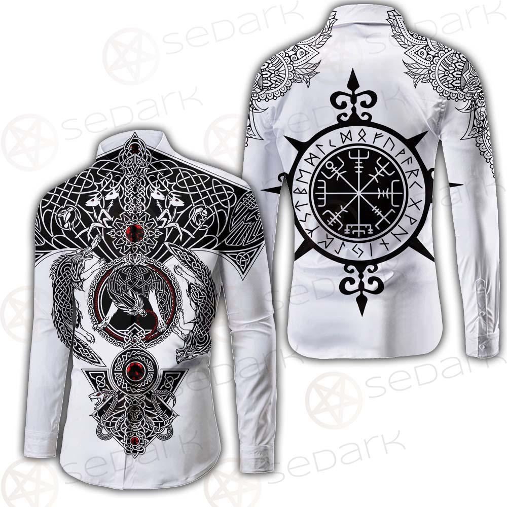Viking Symbol Pattern SED-0210 Long Sleeve Shirt