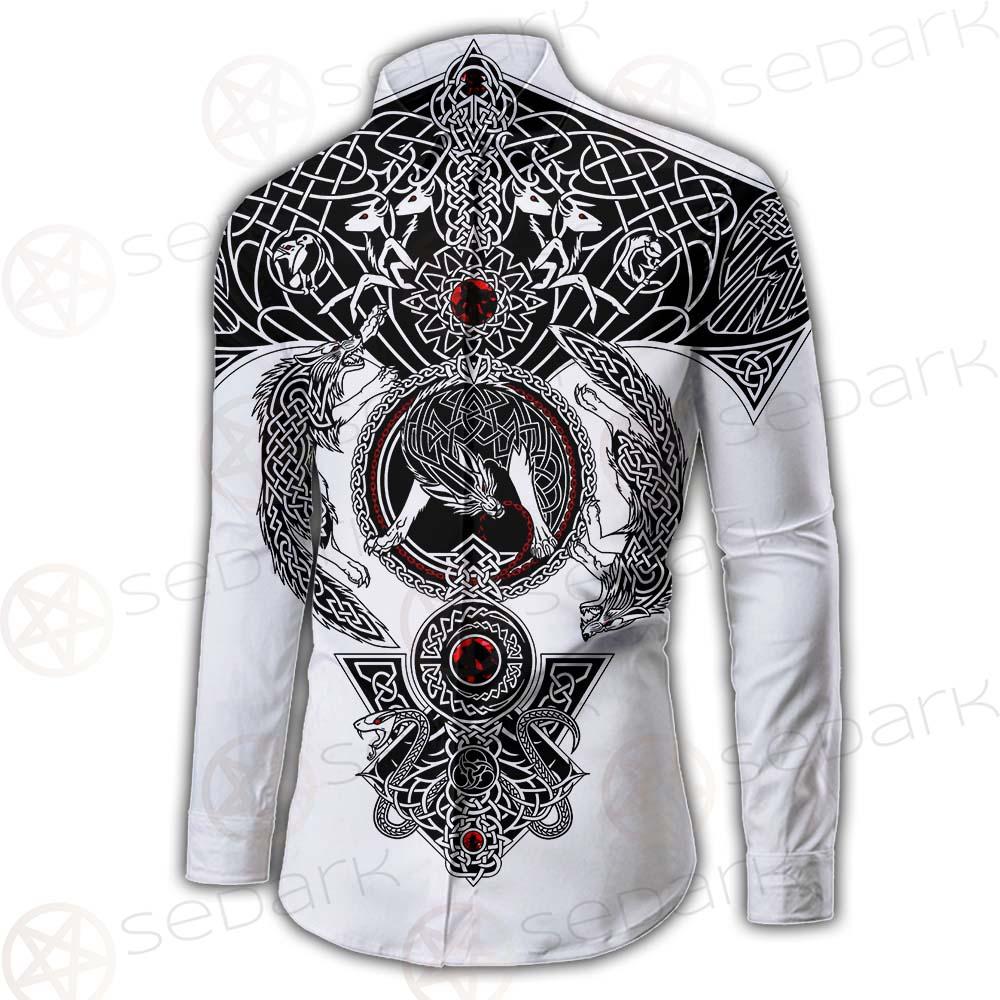 Viking Symbol Pattern SED-0210 Long Sleeve Shirt