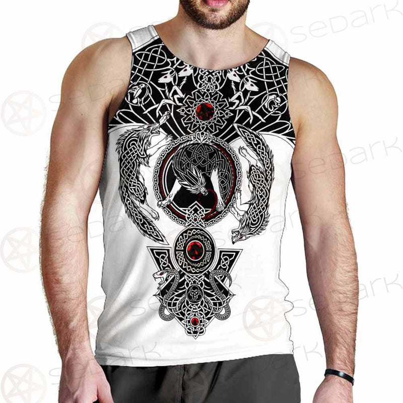 Viking Symbol Pattern SED-0210 Men Tank-tops