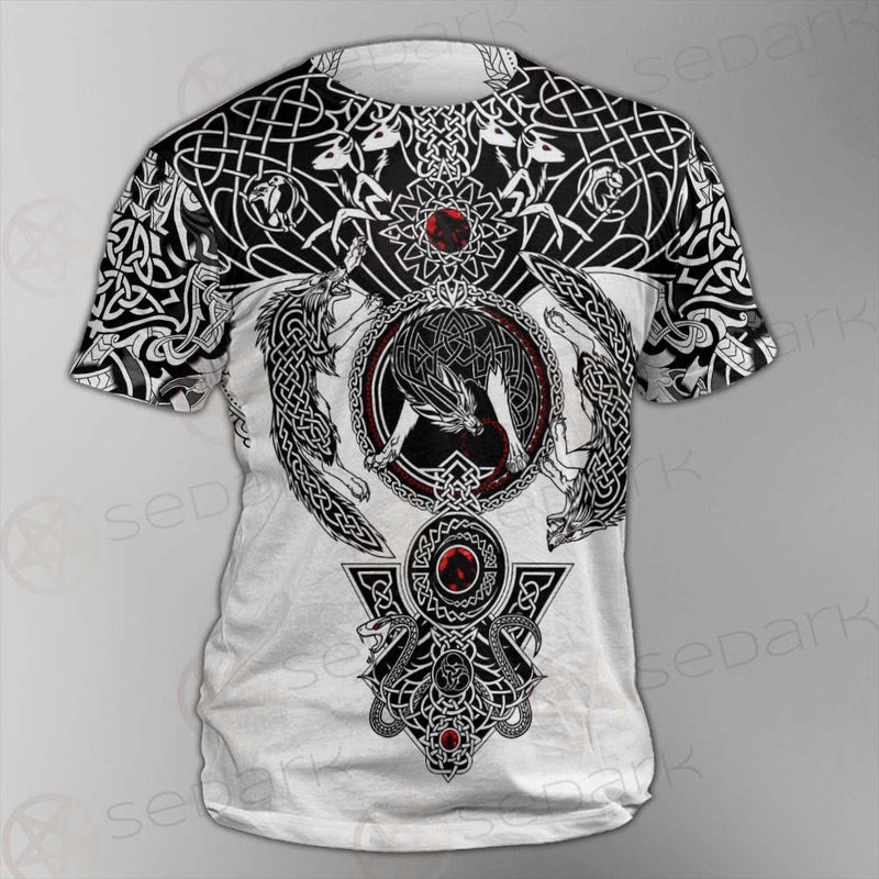 Viking Symbol Pattern SED-0210 Unisex T-shirt