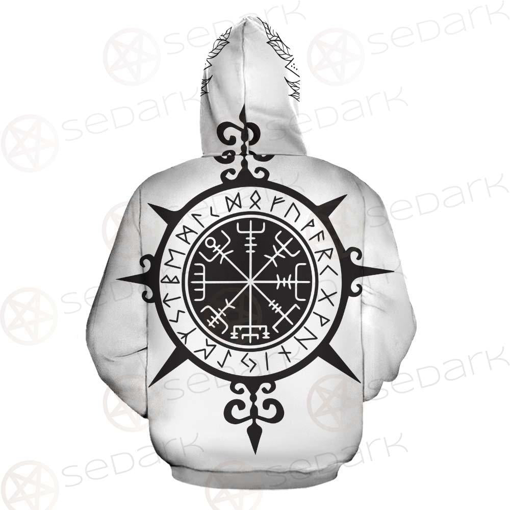 Viking Symbol Pattern SED-0210 Zip-up Hoodies