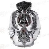 Viking Symbol Pattern SED-0210 Zip-up Hoodies