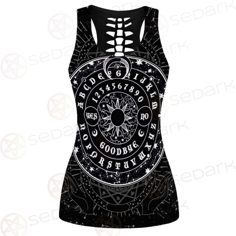 Satan Ouija SED-0211 Hollow Out Tank Top