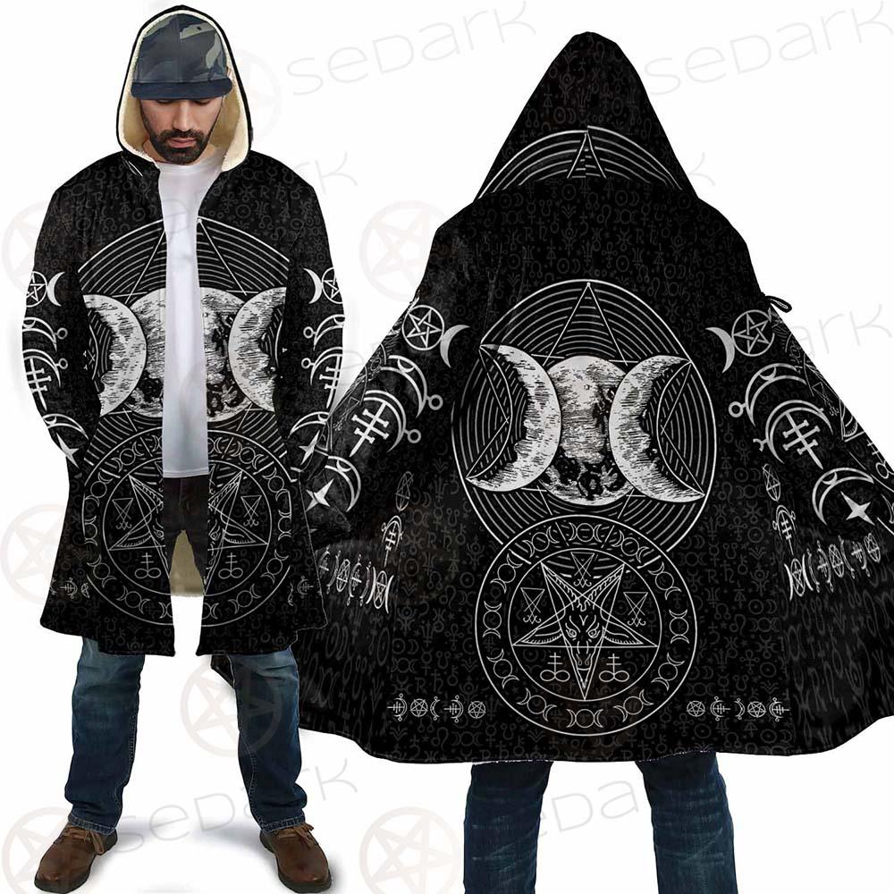 Wicca Symbol Triple Moon SED-0234 Cloak with bag