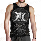 Wicca Symbol Triple Moon SED-0234 Men Tank-tops
