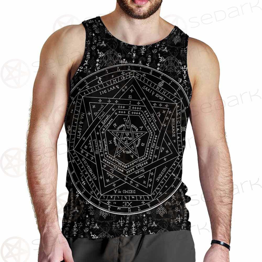 Medieval Occult Sign SED-0235 Men Tank-tops