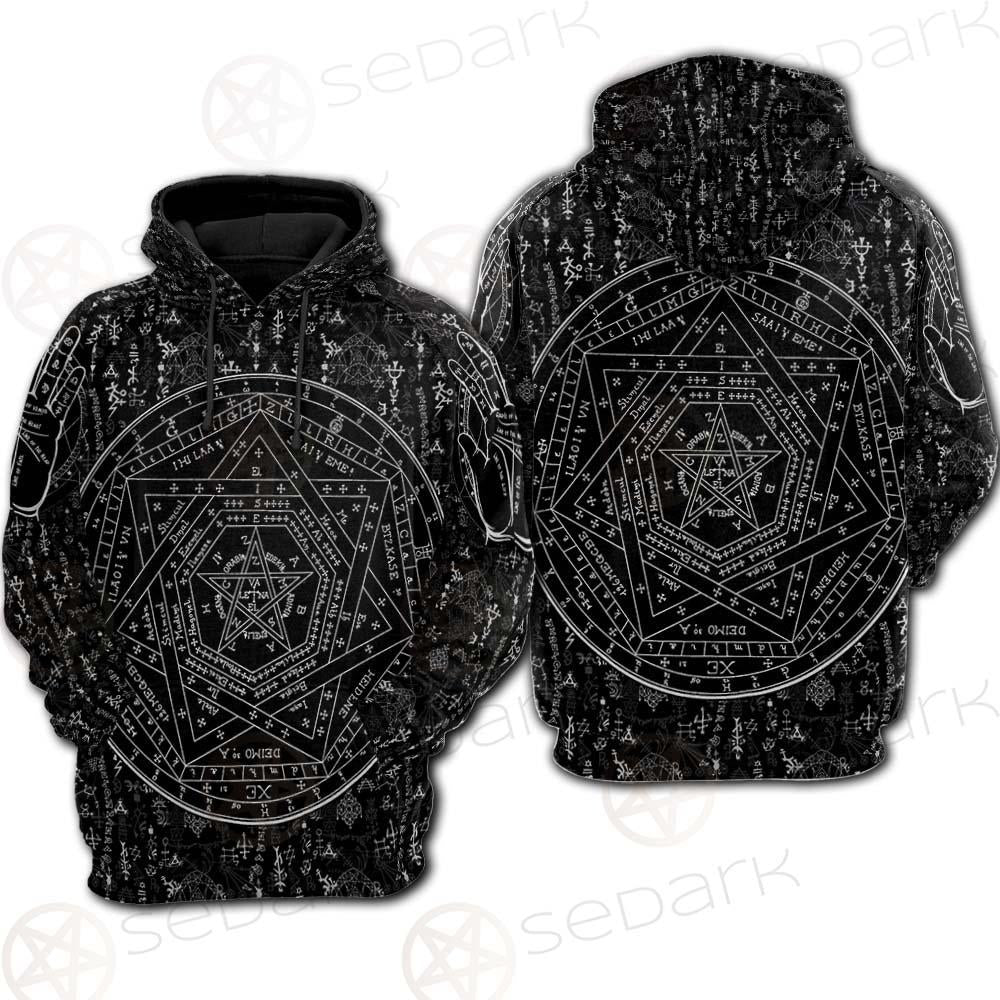 Medieval Occult Sign SED-0235 Hoodie Raglan