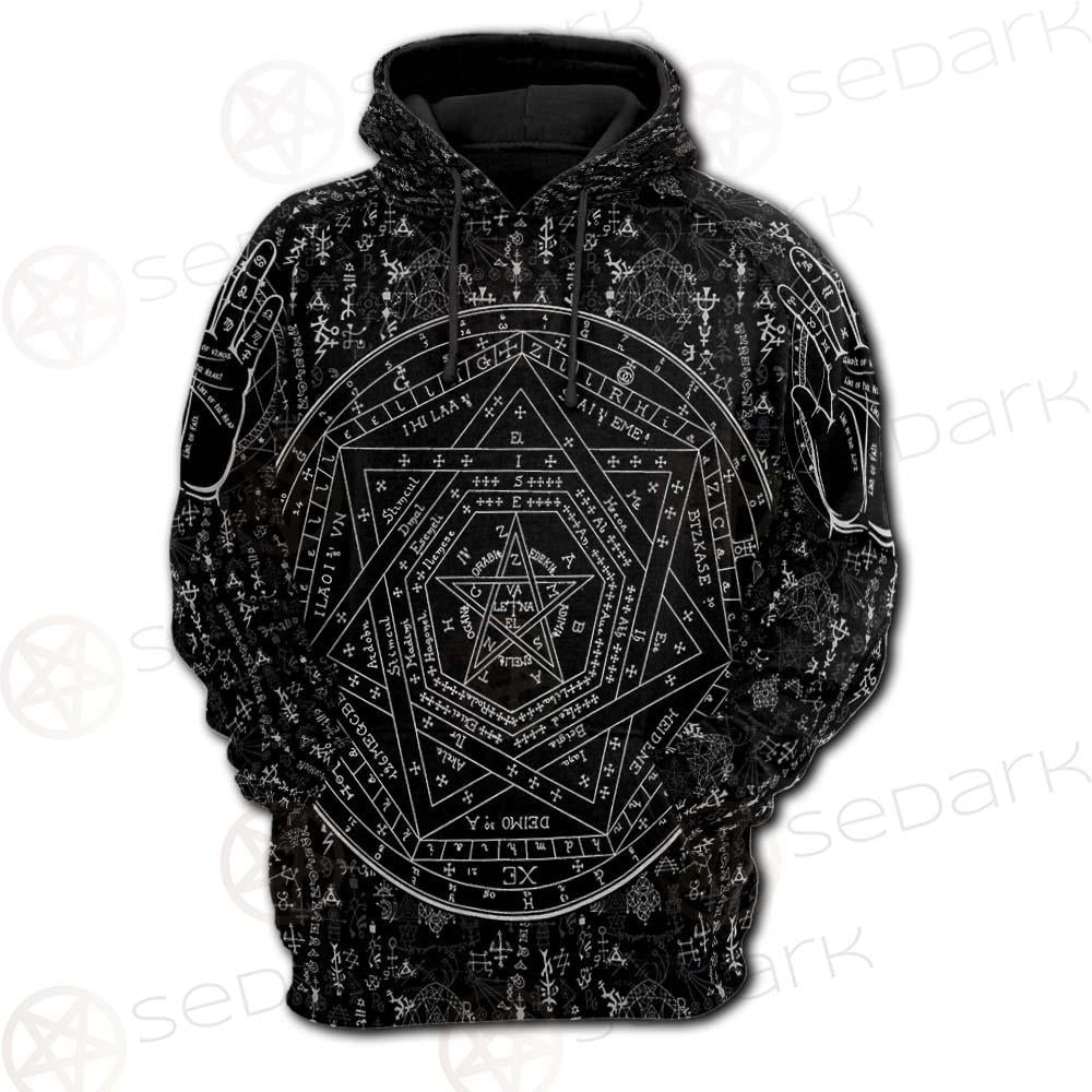 Medieval Occult Sign SED-0235 Hoodie Raglan