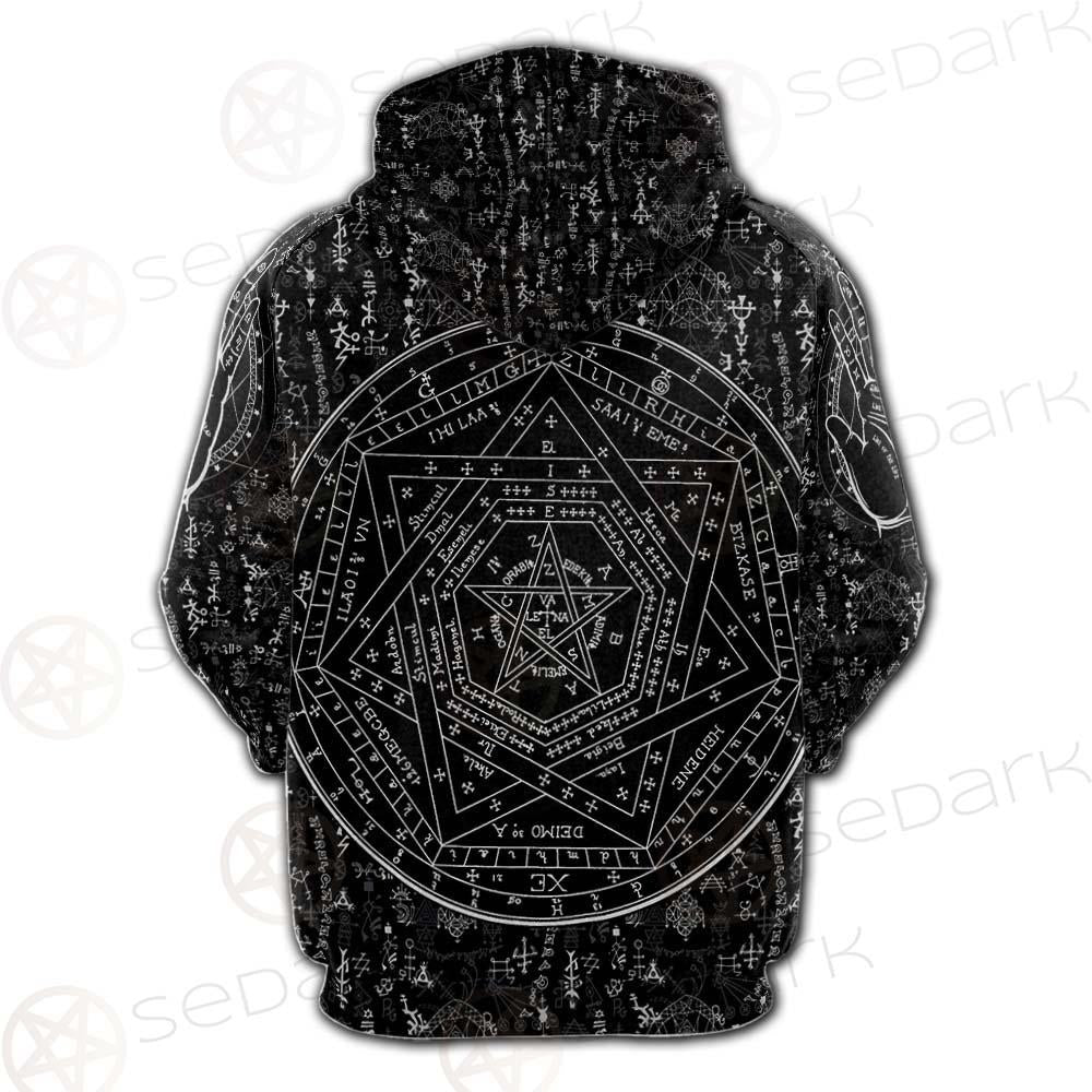 Medieval Occult Sign SED-0235 Hoodie Raglan