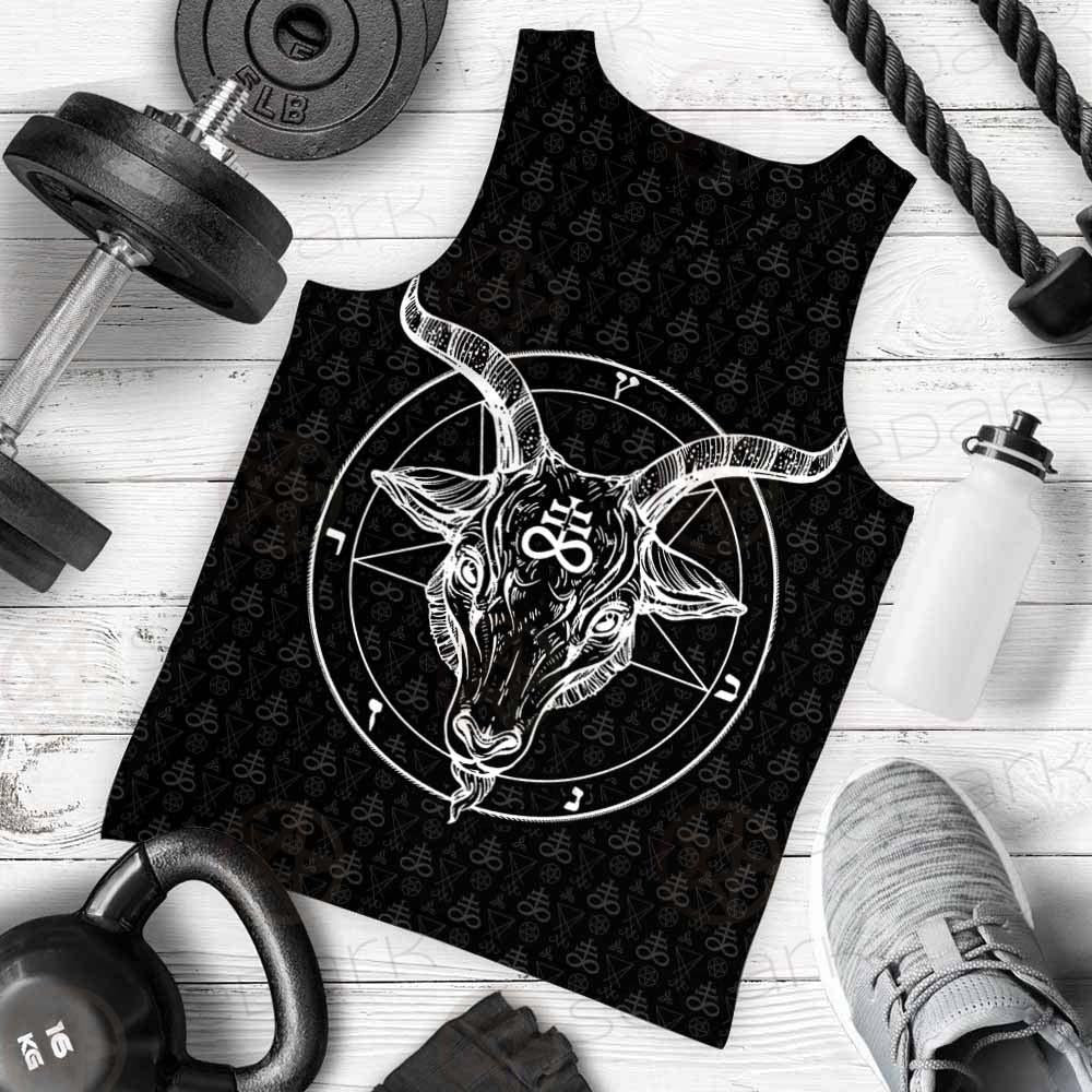 Pentagram Occult Red SED-0236 Men Tank-tops