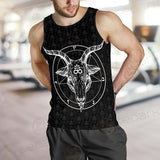 Pentagram Occult Red SED-0236 Men Tank-tops
