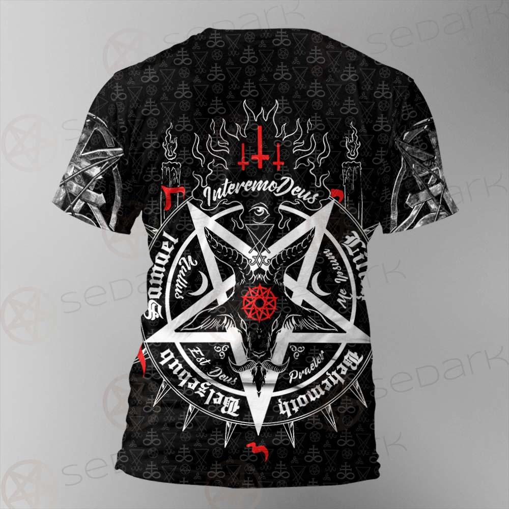 Pentagram Occult Red SED-0236 Unisex T-shirt
