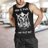 Satan Can I Help You SED-0237 Men Tank-tops
