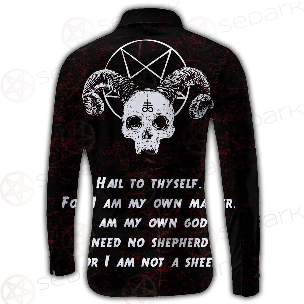 Satan Not A Sheep SED-0238 Long Sleeve Shirt