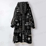 Gothic Ouija SED-0239 Oversized Sherpa Blanket Hoodie