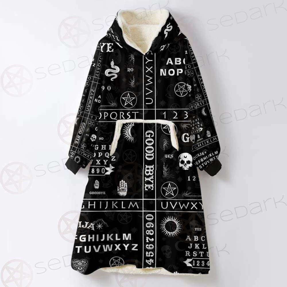 Gothic Ouija SED-0239 Oversized Sherpa Blanket Hoodie