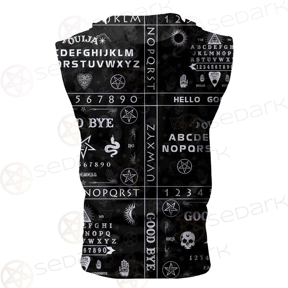 Gothic Ouija SED-0239 Zip Sleeveless Hoodie
