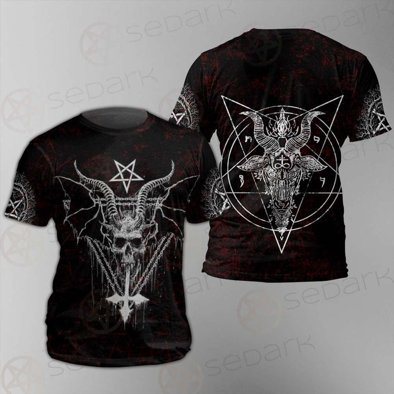 Pentagram Cross Inverted SED-0250 Unisex T-shirt