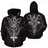 Pentagram Cross Inverted SED-0250 Zip-up Hoodies