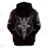 Pentagram Cross Inverted SED-0250 Hoodie Raglan Zip