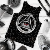 Pentagram Triple Skull SED-0287 Men Tank-tops