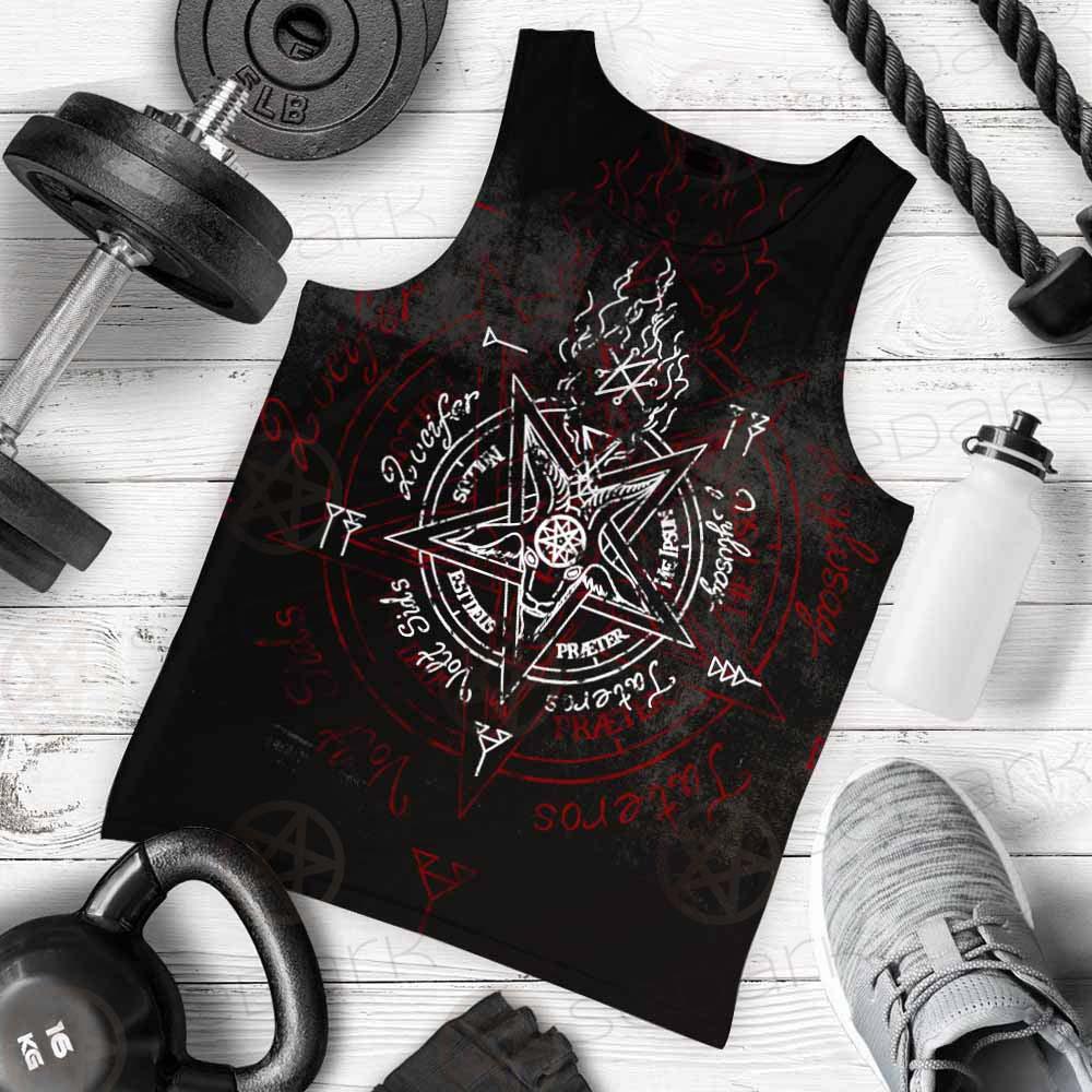 Pentagram Symbol SED-0288 Men Tank-tops