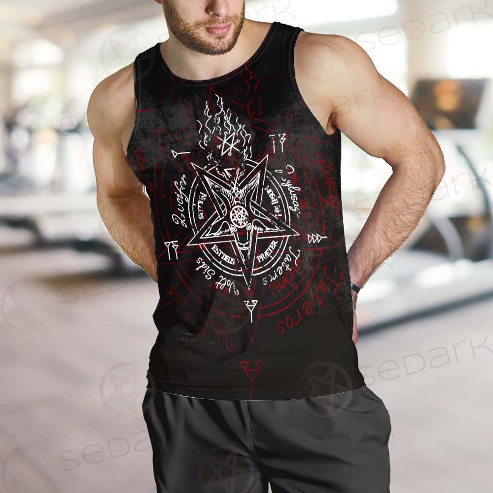 Pentagram Symbol SED-0288 Men Tank-tops