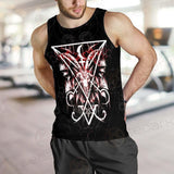 Baphomet Cross Inverted SED-0289 Men Tank-tops