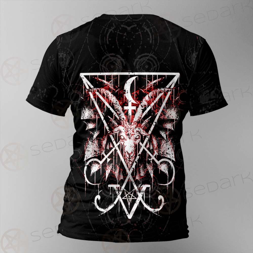 Baphomet Cross Inverted SED-0289 Unisex T-shirt
