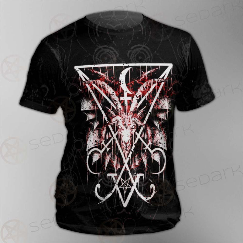 Baphomet Cross Inverted SED-0289 Unisex T-shirt