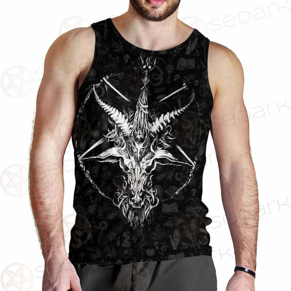 Baphomet Sigil SED-0290 Men Tank-tops