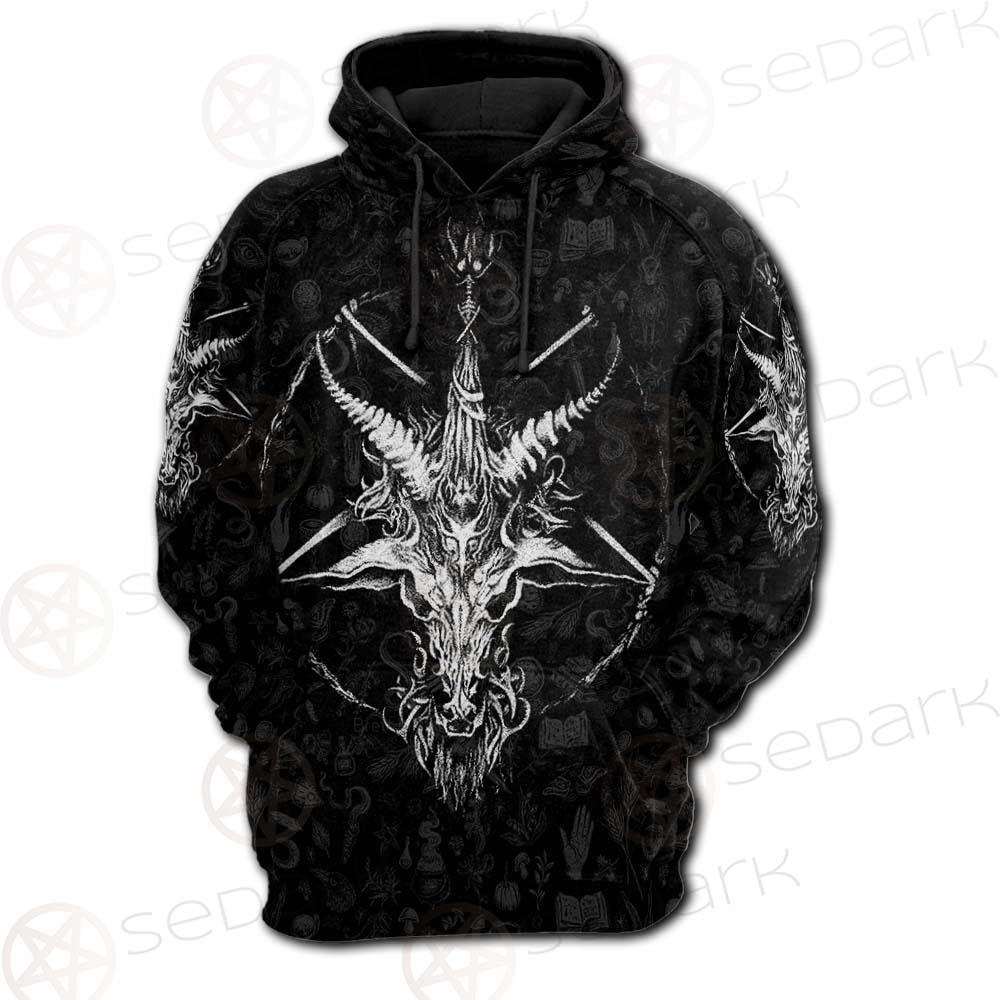 Baphomet Sigil SED-0290 Hoodie Raglan
