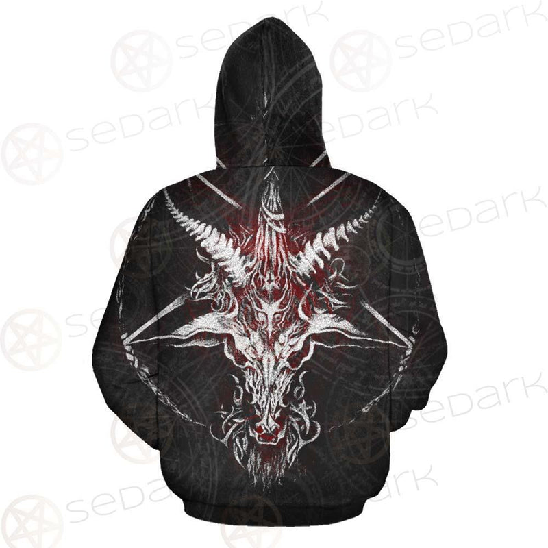 Lucifer Symbol SED-0293 Zip-up Hoodies