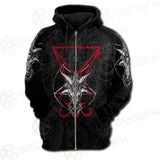 Lucifer Symbol SED-0293 Hoodie Raglan Zip