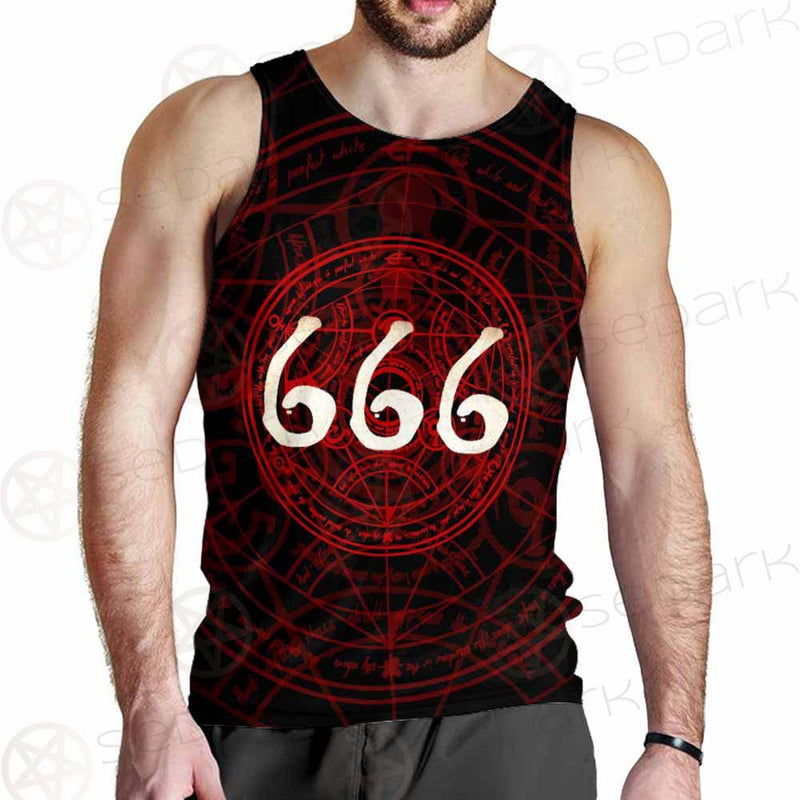 Satanic 666 SED-0294 Men Tank-tops