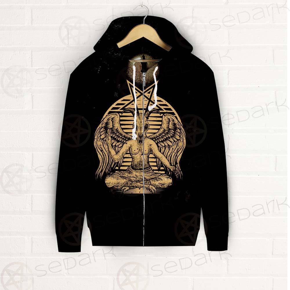 Lucifer Eye SED-0296 Zip-up Hoodies