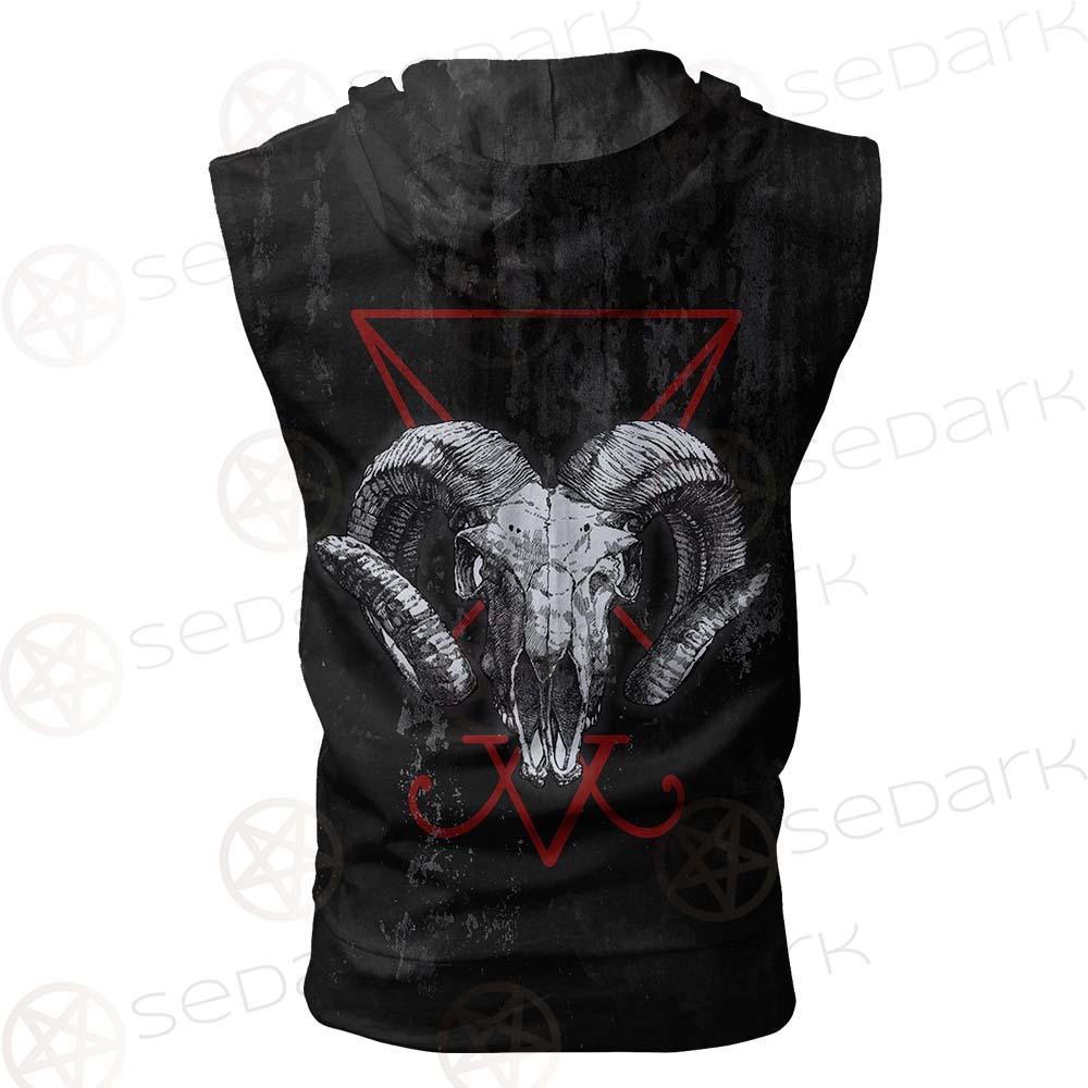 Lucifer Snake SED-0297 Zip Sleeveless Hoodie