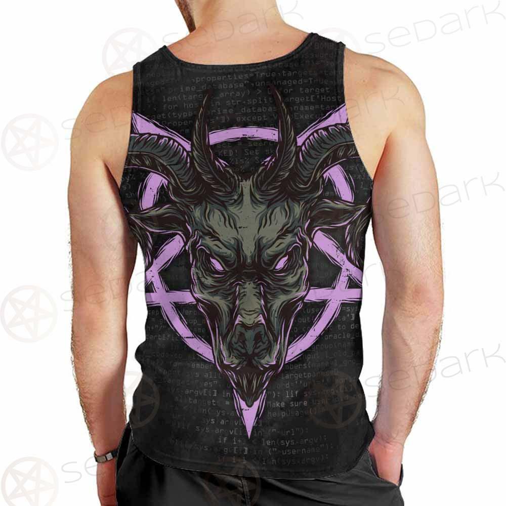 Pentagram Goat SED-0298 Men Tank-tops